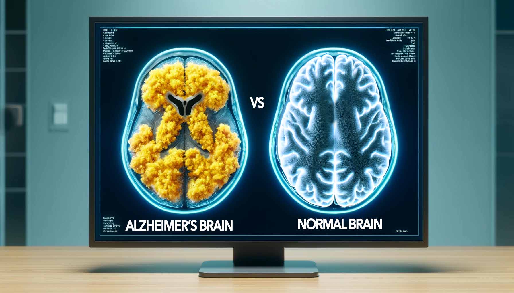 Brain with Alzheimer’s vs Normal Brain